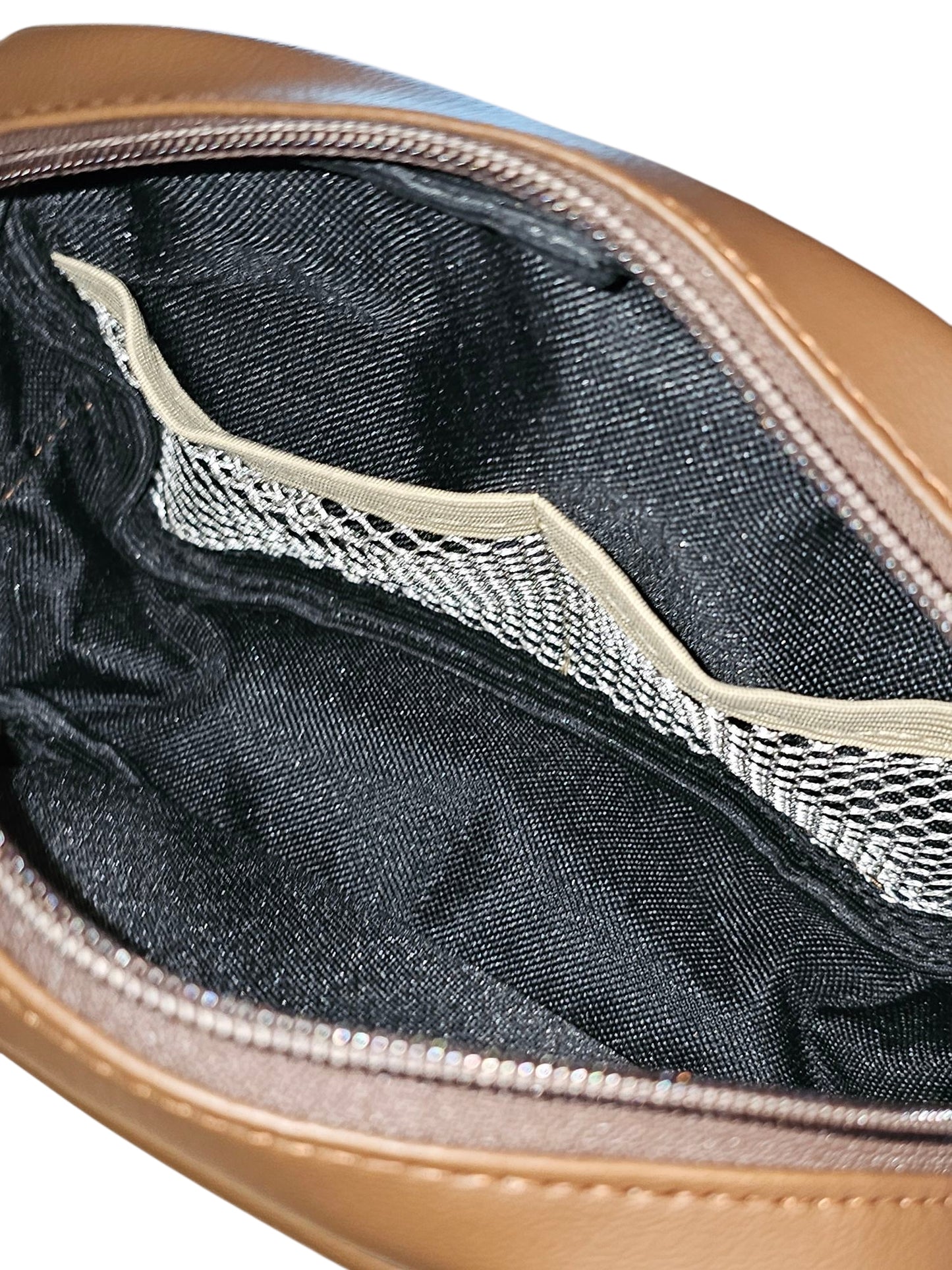 Rayna Sling Bag - Cow themed w/brown