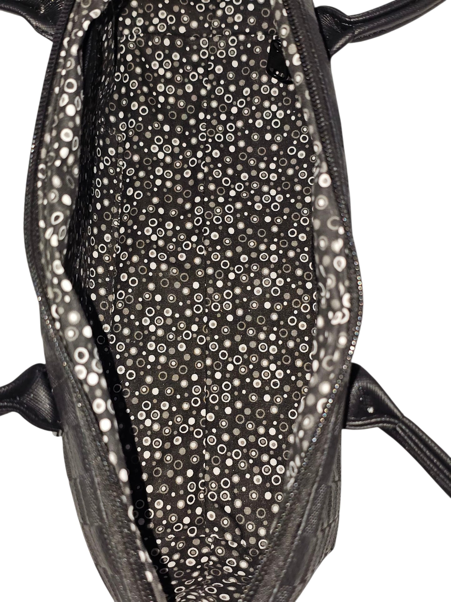 Horizon East West Shoulder Bag - Black Checkers