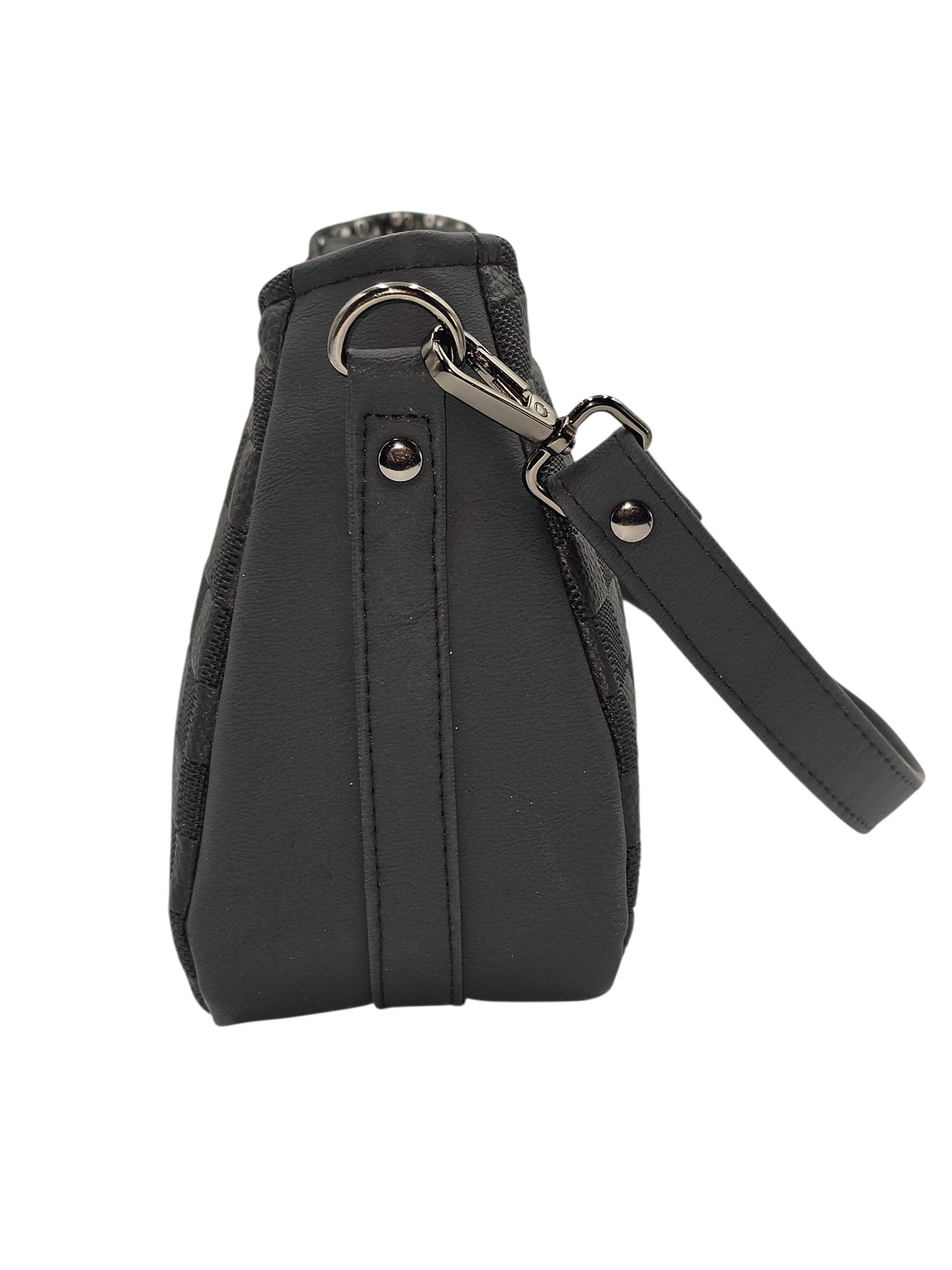 Annabelle Shoulder Bag - Black Checks