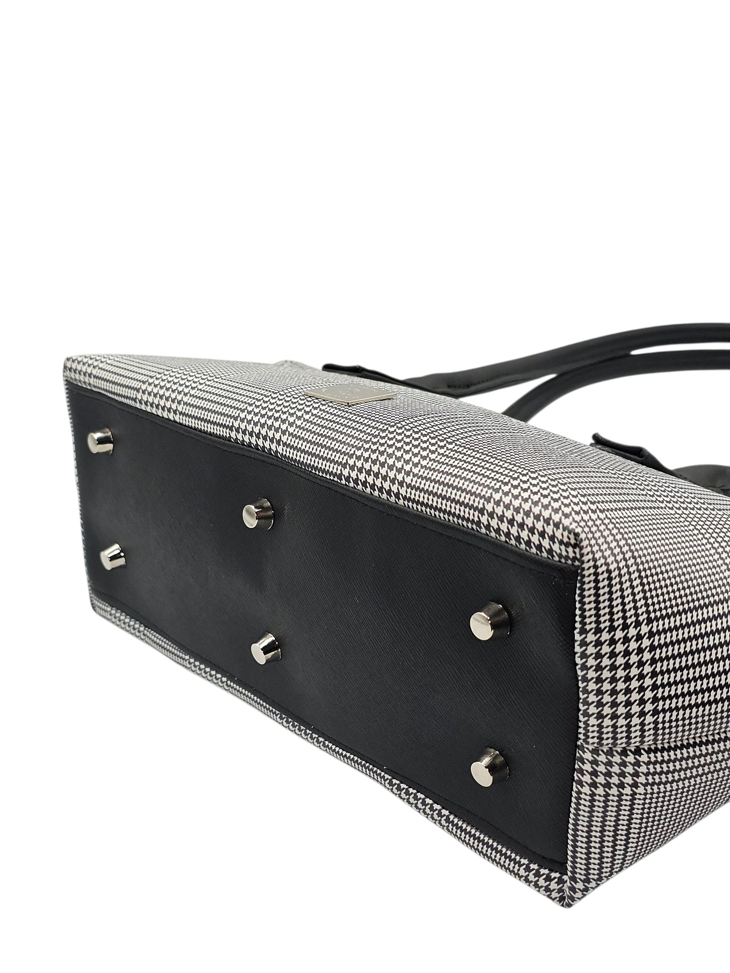 Horizon East West Should Bag - Gray/Black Plaid